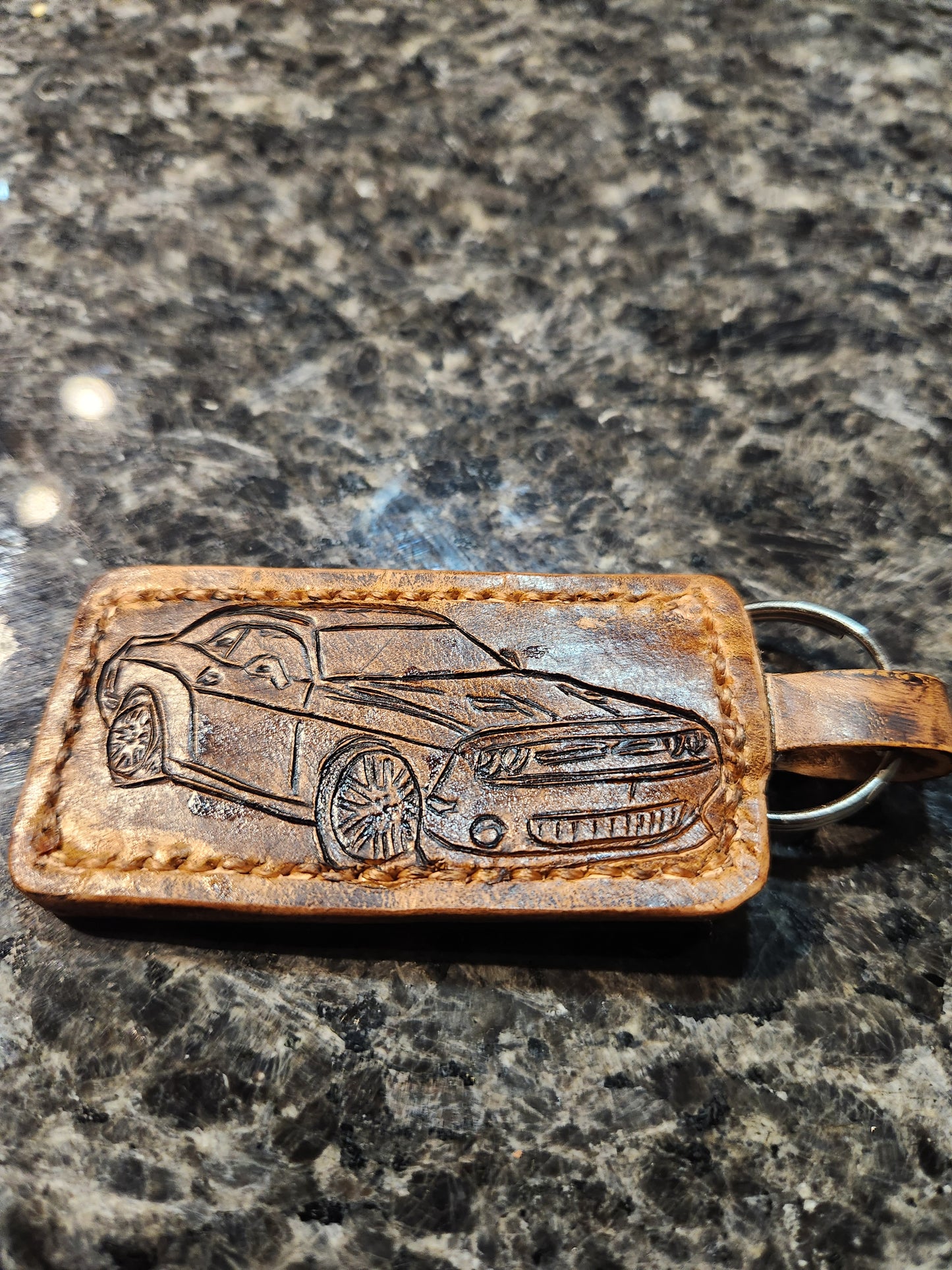 Custom Leather Keychain